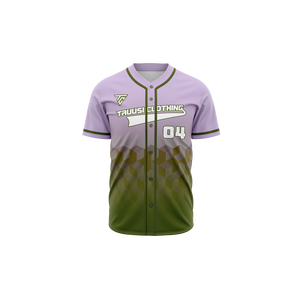 Camiseta de béisbol de manga corta personalizada con botones, Camiseta deportiva transpirable con logotipo de equipo impreso, camiseta personalizable para equipos deportivos - Product Image 1