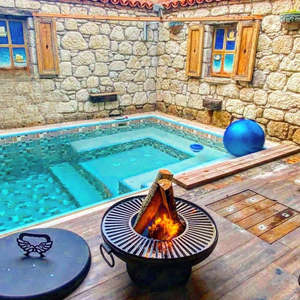 Fumolio LOA Foyer extérieur turc fait à la main, foyer turc, barbecue, table de jardin - Product Image 3