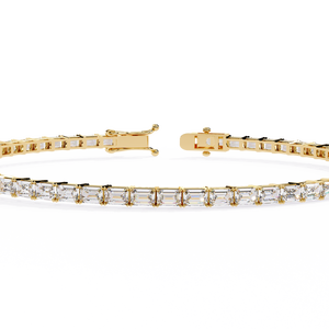 Fabulous 18K <b>Gold</b> Lab Grown Diamond Bracelet & <b>Bangle</b> - Product Image 5