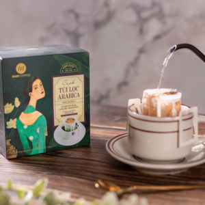 MEILLEUR DANS LE SAC DE FILTRE GOUTTE D'ÉTIQUETTE PRIVÉE 100% MÉLANGE ARABICA/ ROBUSTA CAFÉ MOULU DU VIETNAMIEN-SACHETS DE CAFÉ HANCOFFEE - Product Image 1