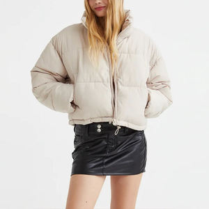 Nouvelle Veste Bomber Hiver Respirante en Coton Tricoté avec Fermeture Éclair et Lettres pour Femme, Personnalisable OEM, Séchage Rapide – Grande Vente - Product Image 4