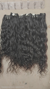 12A 10A Grade Indian 100% Raw Virgin Human Hair <b>machine</b> double Weft Extension unprocessed Natural texture hairs - Product Image 6