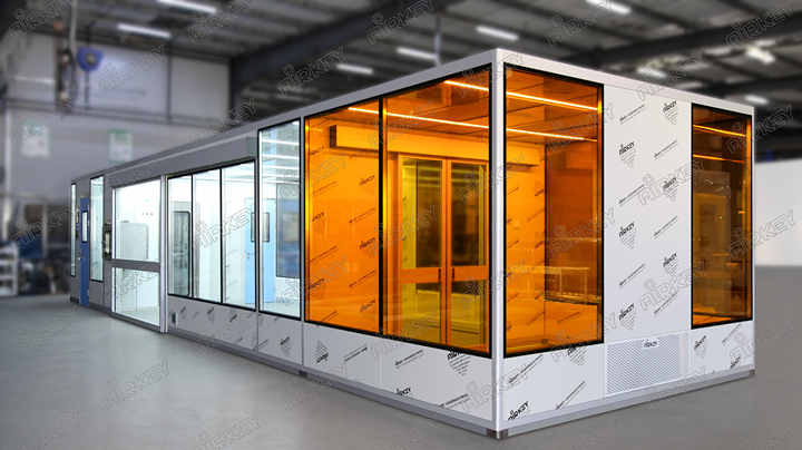 Cleanroom Electronics Rack Portable Modular Cleanroom with HEPA Filtration for Electronics ...