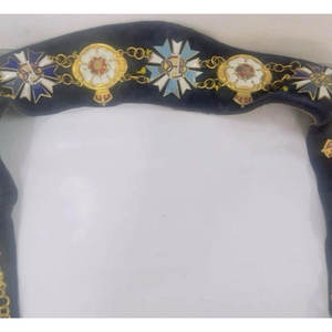 Vintage Wye Lodge No 588 Collier de cérémonie maçonnique Fraternel Regalia Collection - Product Image 6