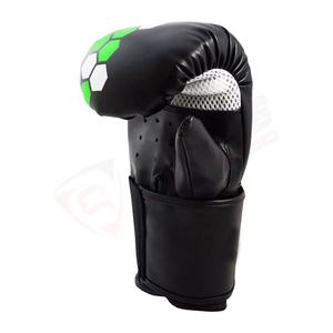 Vente en gros MMA imprimé personnalisé noir-gagnant gants de boxe en cuir PU robuste pour l'entraînement des arts martiaux gants de boxe-équipement - Product Image 3
