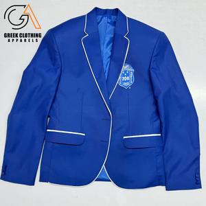 Zeta Phi Beta Casual Blazer Mujer Greek Sorority Blue Blazer Parche bordado Ropa griega personalizada Ajuste ligero - Product Image 4