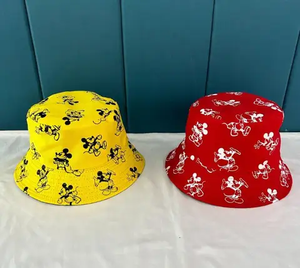 Chapeau Seau Nouveau Design Personnalisé Vente en Gros Coton Service Personnalisé Chapeaux avec Logo Personnalisé Réversible Double Face - Product Image 4