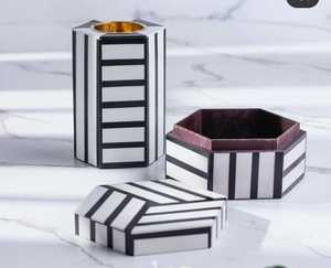 Venta caliente de fábrica Bakhoor quemador bandeja conjunto personalizable Color madre perla incrustaciones madera Ramadán Eid decoración del hogar Oriente Medio - Product Image 5