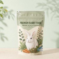 Sac d'emballage personnalisé pour aliments pour chiens avec fermeture éclair, pochette réutilisable à fond plat pour usine de transformation d'aliments pour animaux de compagnie