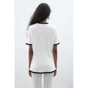 Conjunto de Dos Piezas Dex Estilo Casual, Camiseta y Pantalones de Punto 9927 - Product Image 4