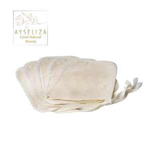 Gants exfoliants en viscose de mûrier bio, entièrement naturels, doux, essentiels pour le spa, mitaines de gommage corporel, soins du visage et du corps - Product Image 5