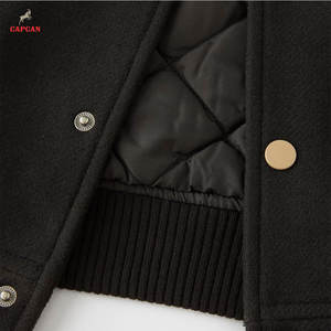 แจ็คเก็ตวาร์ซิตี้ลำลองสุดหรูสำหรับฤดูหนาว พร้อมปกตั้ง โลโก้ด้านหน้า ดีไซน์น้ำหนักเบาและเป็นมิตรกับสิ่งแวดล้อม ระบายอากาศได้ดี สวมใส่สบาย - Product Image 4