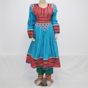 เดรสอัฟกานิสถานโบราณสำหรับผู้หญิง2025ทำจากผ้าลินินและผ้าไหมปากีสถาน - Product Image 5