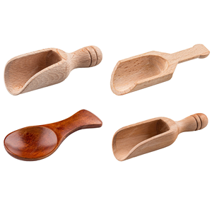 Cuillère à épices à sel en bois à un prix abordable Ustensiles de cuisine artisanaux Utilisation d'une cuillère à cuillère en bois - Product Image 2
