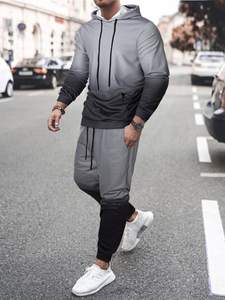 Conjunto de chándal de invierno personalizable para hombre con capucha nueva técnica de sublimación - Product Image 6