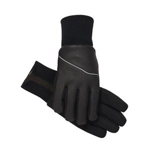 Vente en gros de gants d'équitation noirs Gants d'équitation en cuir PU du Pakistan Jodhpur et culottes - Product Image 5