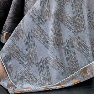Guzide CAPRICE Modern 4-Piece Grey 100% Chenille Striped Yarn Dyed Woven Bedspread Set King Size Home Use <b>Bed</b> <b>Cover</b> From Turkey - Product Image 5
