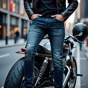 Pantalones Vaqueros de Motocross MX Unisex de Alta Calidad con Cremallera, Secado Rápido, Transpirables, para Todas las Estaciones, Tela de 380g, Protección para Conducir - Product Image 4