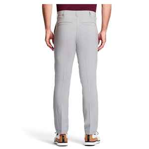 ชุดเดรสเข้ารูปแบบลำลองสำหรับผู้ชายกางเกงผ้าเนื้อละเอียดย้อมสีล้วนเอวด้านหน้าเรียบดีไซน์เฮเทอร์น้ำหนักเบา - Product Image 5