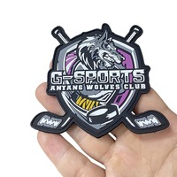 Dernier modèle de logo en caoutchouc tendance Logo en caoutchouc personnalisé à bas prix à vendre Logo en caoutchouc de style unique Transfert de chaleur 3D souple 2025