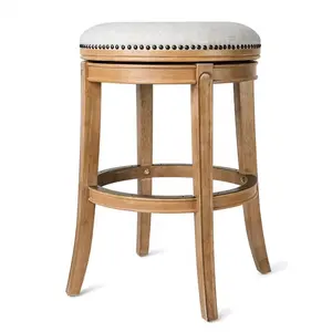 High Quality Minimalist Modern Eco-Friendly Living Room Wooden Dining Chair Stool