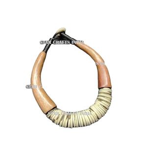 Pieza de collar de diseñador más popular de madera y resina, accesorios de joyería del exportador/fabricante indio STAR CRAFTS INDIA - Product Image 1