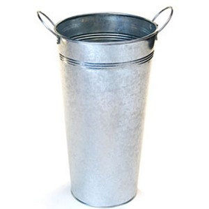 Florero decorativo de Metal galvanizado para el hogar, cubo francés para flores, macetas de interior - Product Image 4