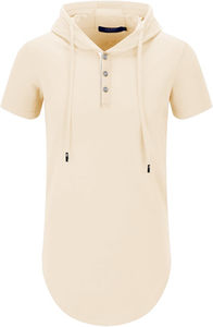 Wholesale Men's Hooded T-<b>Shirt</b> with Zipper Winter <b>Fleece</b> Breathable Cotton Casual Stylish Lightweight Custom Logo - Product Image 5