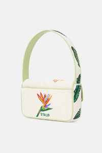 Sac à bandoulière de luxe fait main vert perlé pour femme, pochette de soirée brodée tortue, élégante petite pochette pour tenues d'été et de fête - Product Image 5