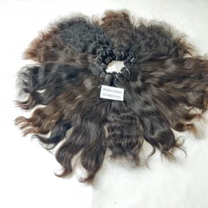 Vente en gros de cheveux humains bruts non transformés pas cher vendeur de cheveux vierges naturels bon marché extensions de cheveux humains ondulés sans nœuds - Product Image 5