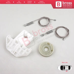 Kit de réparation de lève-vitre BWR288, porte arrière gauche pour Focus MK1 4/5 portes, berline, station-wagon, 1143005 - Product Image 2