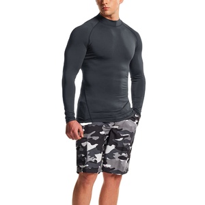 Wholesale Customizable Rashguard bjj Men Youth Breathable Gym UV Shirt for Mens Swimming Compression Long Sleeve MMA <b>Surfing</b> - Product Image 2