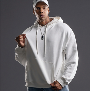 Sweat à capuche épais en coton, unisexe français éponge 3D Silicone réfléchissant imprimé en vrac - Product Image 3