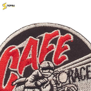 TEPRA SPORTS Patchs brodés personnalisables avec couleur personnalisée en forme de cœur, en tissu feutré thermocollant pour chapeaux et vêtements - Product Image 4