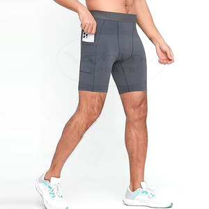 Wholesale Casual Men's <b>Compression</b> <b>Shorts</b> Mid Waist Quick Dry Breathable Comfortable Elastic Waist for Adults - Product Image 2