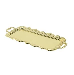 Plateau de service artisanal en métal moderne de luxe pour la décoration de la maison, articles de cuisine de haute qualité, cadeau qui ajoute un nouveau look à la maison - Product Image 3