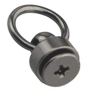 JSCREW シカゴ パシファイヤーリング スタッドスクリュー 回転ボールポストヘッドボタン Dリング ネイルリベット 亜鉛メッキ真鍮鉄製 袋詰め - Product Image 2