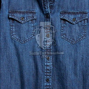 Camisas de Mezclilla de Algodón Tejido para Hombre, MOQ Bajo, Ropa de Trabajo Transpirable de Secado Rápido, Nuevo Estilo de Moda - Product Image 6