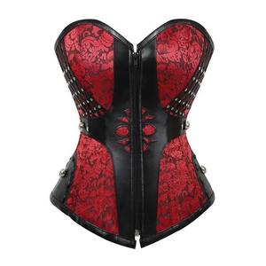 Pas cher prix cuir Corsets femmes corps fabricant du Pakistan Corset pour femmes cuir Corset débardeur haut court épaule soutien-gorge - Product Image 6