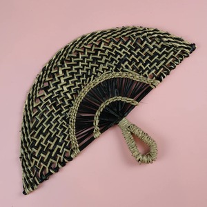 100% Handmade Vietnamese Seagrass <b>Wall</b> <b>Fan</b> New Item Hanging <b>Wall</b> <b>Decor</b> with Plant Pattern for Amazon FBA Eligible - Product Image 2