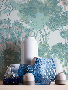 Hecho en Alemania-Rollos de papel tapiz de lujo Floral Verde Blanco Naranja Plantas de papel tapiz no tejidas-10,05x0,53 M - Product Image 2