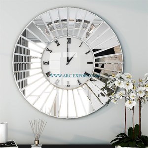 Classic Decorating Hanging Wall <b>Clock</b> Metal Iron Black Color Round Shape Modern Wall Decorative <b>Clock</b> New <b>Style</b> Home Decor Usage - Product Image 6