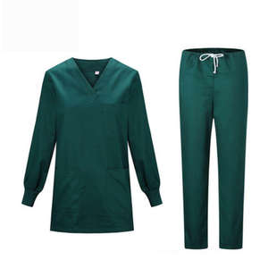 Qualité stable Spa Femmes Salon de beauté Scrubs Uniformes Ensembles à manches courtes Medical Scrubs Joggers Infirmière Uniformes pour l'hôpital - Product Image 3