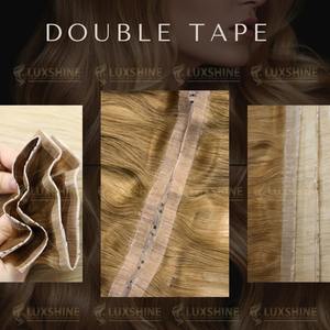 100% cheveux humains vierges Remy Double étirés et Double ruban adhésif cheveux vietnamiens de haute qualité avec des vagues profondes lâches naturelles - Product Image 6