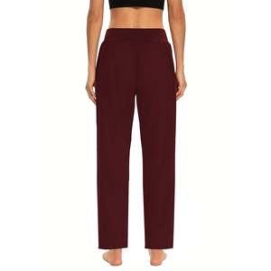 Pantalones de golf para mujer, ideales para la práctica diaria, ofrecen tela suave y transpirable y un ajuste deportivo cómodo. - Product Image 2