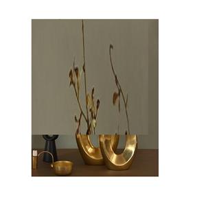 Contemporary Stylish Metal Tabletop <b>Vase</b> Modern Versatile Floor Wall Decorative Piece for Home or Office - Product Image 2