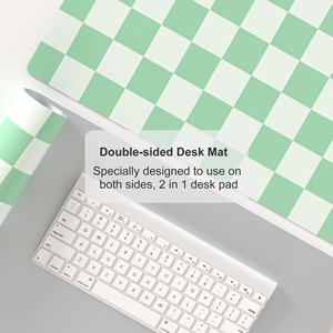 Tapis de souris en cuir PVC pour jeux, couleur personnalisée, unilatéral, tapis ergonomique, tapis de bureau, cuir de chamois, confortable pour le bureau et la maison - Product Image 3