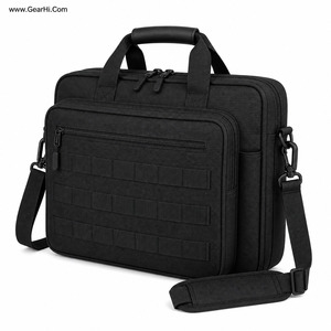 Sacoche blindée pour ordinateur portable avec compartiment rembourré pour accessoires, mallette de transport robuste pour documents de bureau et de terrain, sacs messager et pour ordinateur portable - Product Image 2