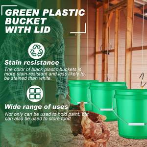 Seau rond en plastique robuste du fabricant <span class=keywords><strong>SDPAC</strong></span> Chine Seaux multi-usages non toxiques Seaux à tambours Seaux barils - Product Image 3