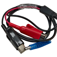 Kabel Rakitan Konektor Push Pull 2 Pin Kustom ke Klip Buaya untuk Adaptor Daya